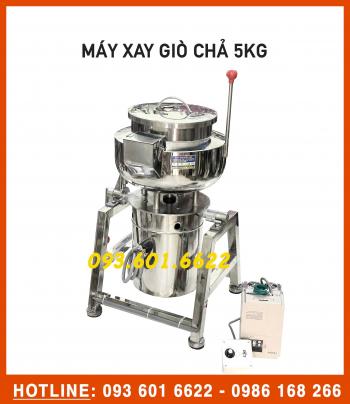 Máy Xay Giò Chả 5Kg Inox Đúc Cao Cấp Chạy Biến Tần Giá Bao Nhiêu?