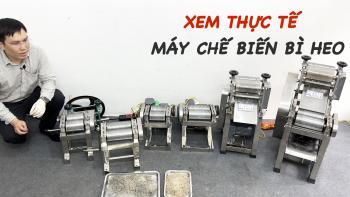 Tổng hợp các loại Máy thái bì lợn, Máy chế biến nem NGON nhất hiện nay