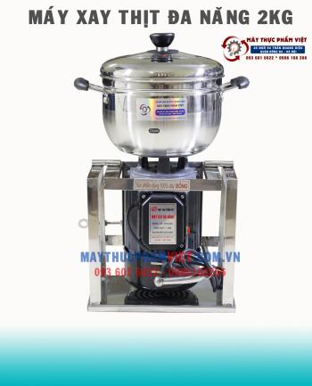 Máy Xay Thịt Gia Đình 2Kg Inox, Máy xay chả lụa