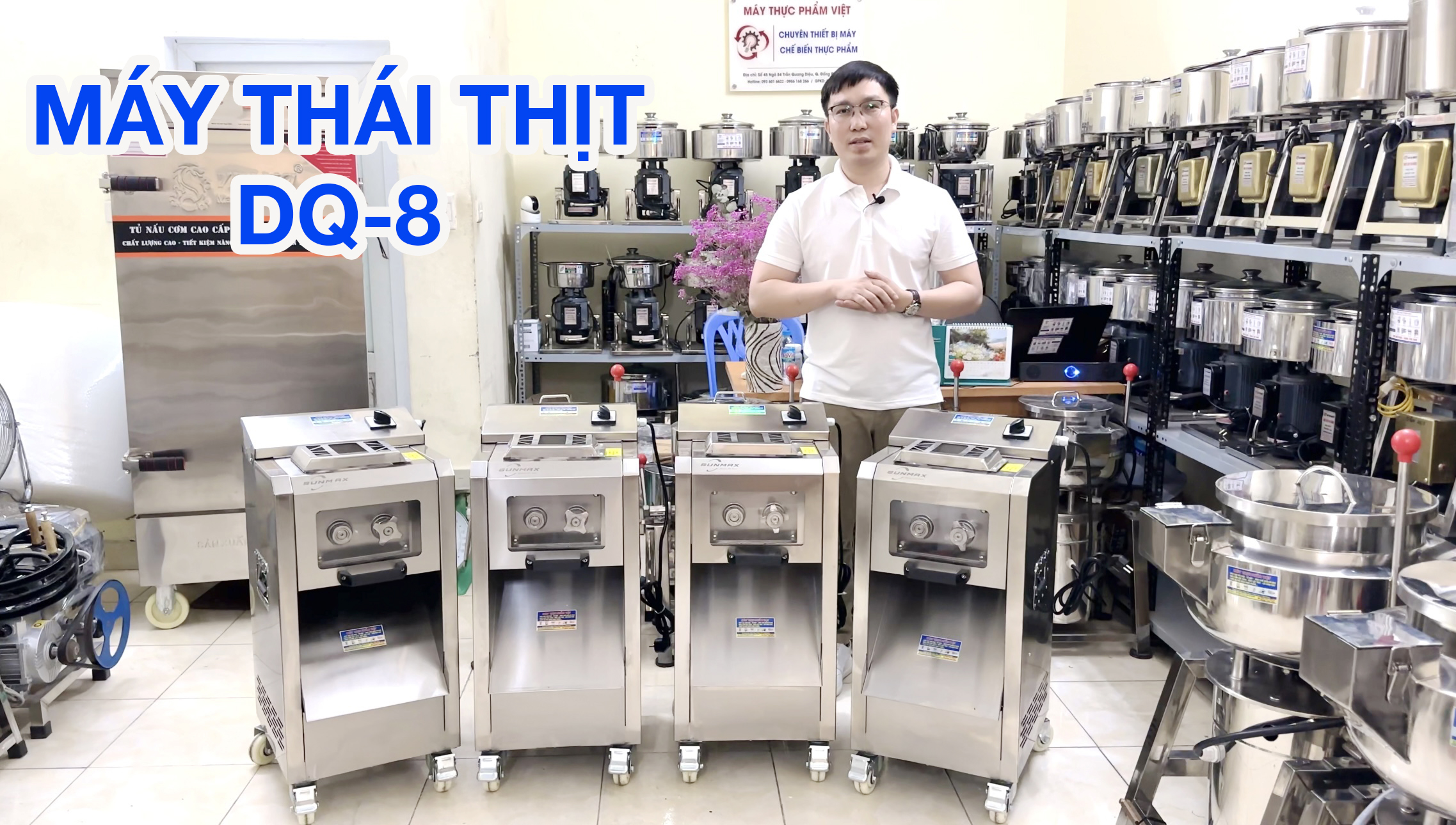 máy thái thịt tươi sống dq8