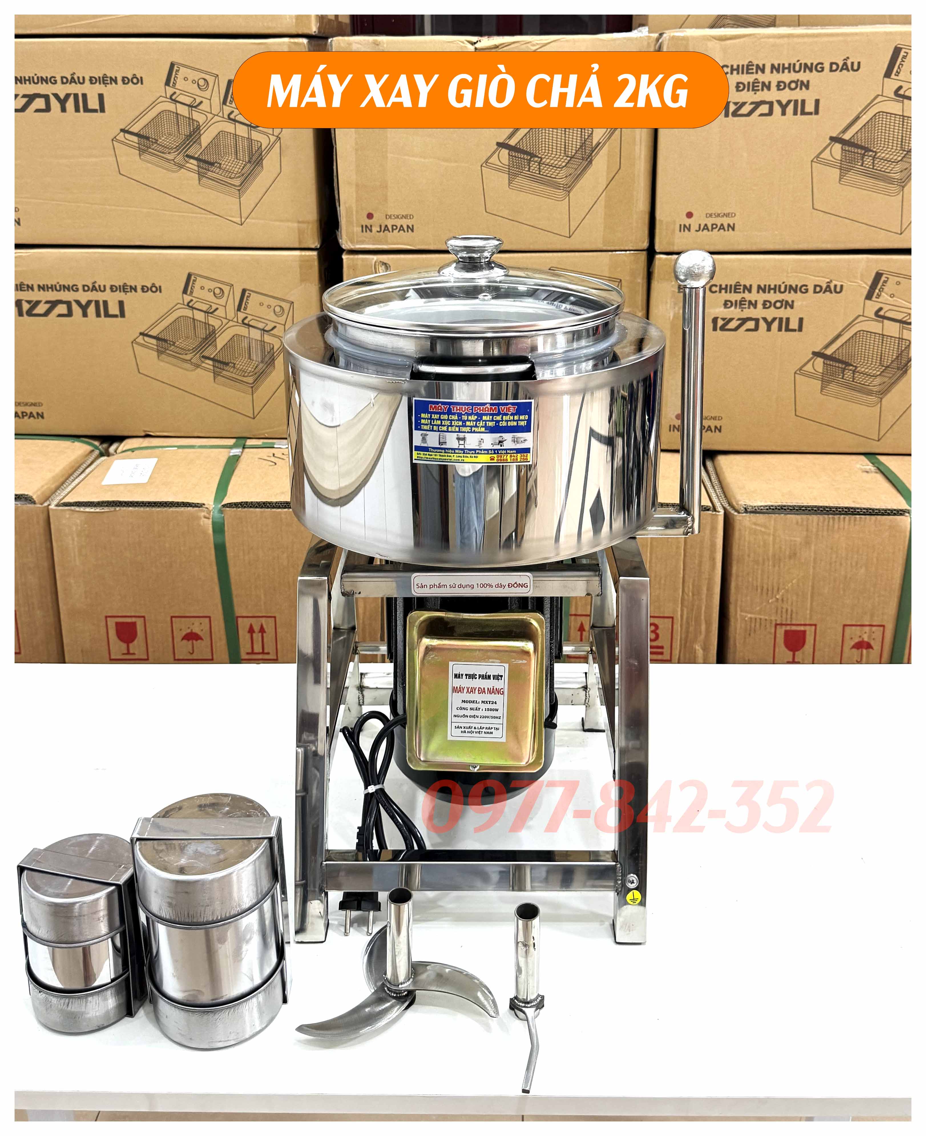 may xay gio cha 2kg chinh hang